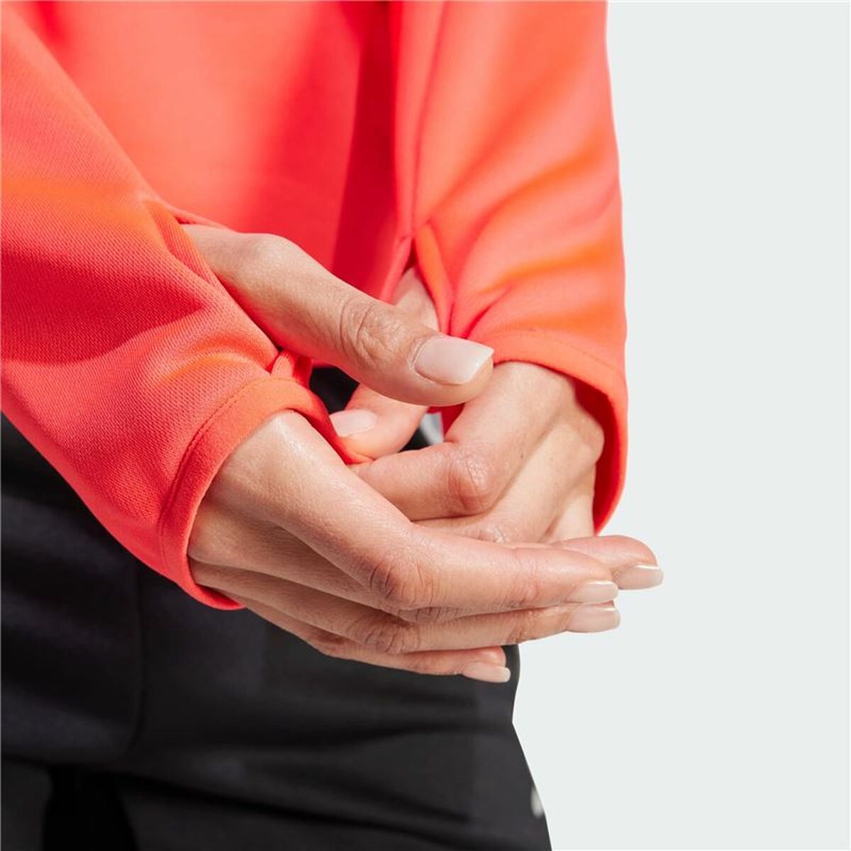 Women’s Sweatshirt without Hood Adidas Winterized Salmon-4