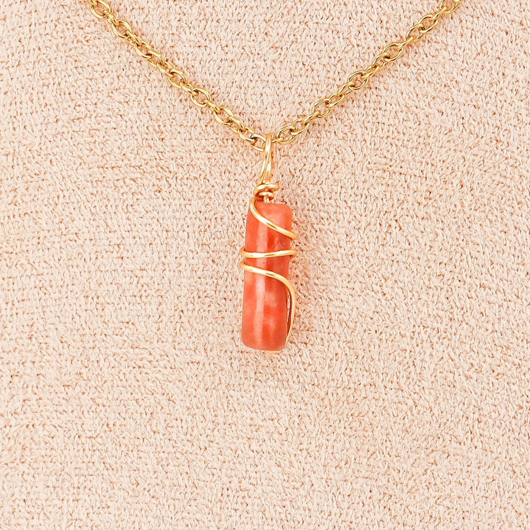 Pendant | Mini Jade Pillars "Plum Blossoms"