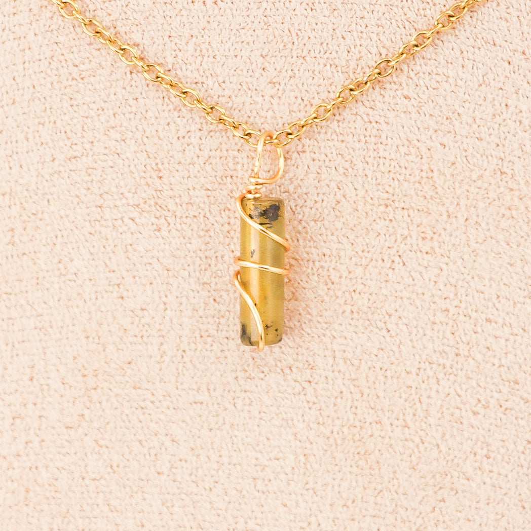 Pendant | Mini Jade Pillars "Plum Blossoms"